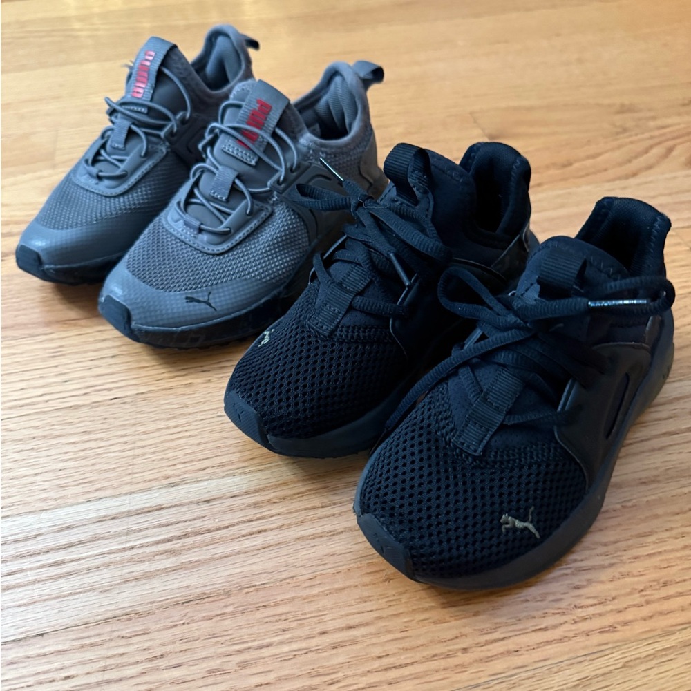 Puma Kids Sneakers - Black and Gray